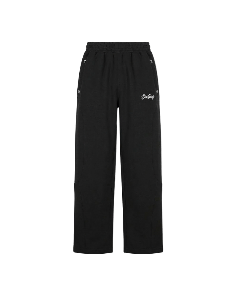 Black metalic pants