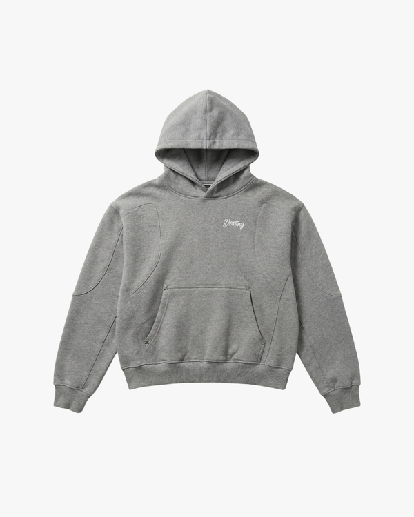 Grey metallic hoodie