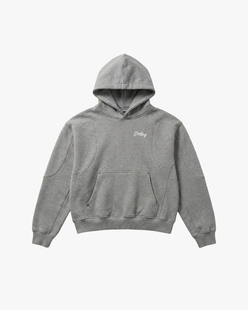 Grey metallic hoodie