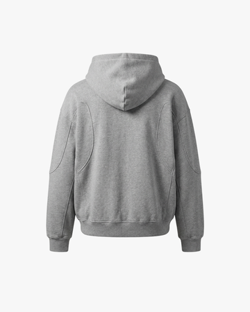 Grey metallic hoodie