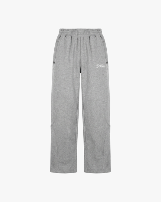 Grey metallic pants
