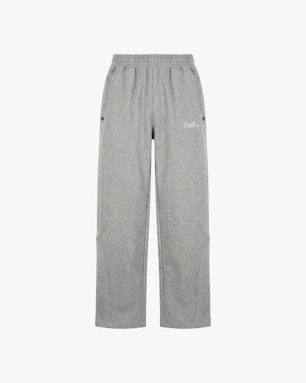 Grey metallic pants
