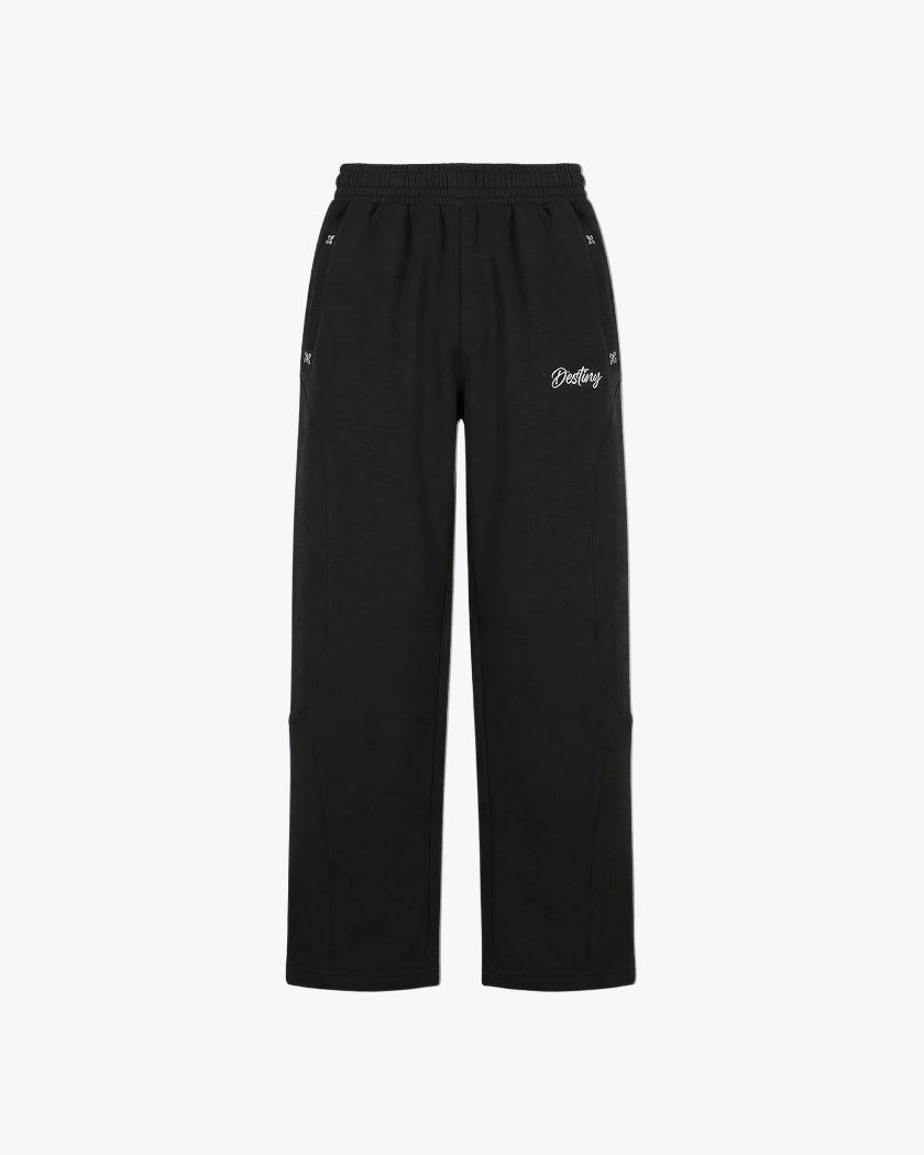 Black metalic pants